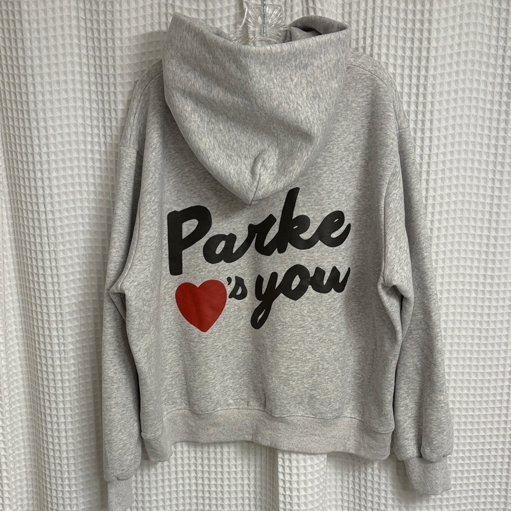 Parke Loves You Hoodie ~ L/XL ~ Classic Grey